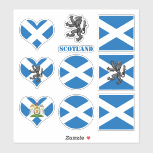 Scotland stickers, Scottish Flag Lion Heart /sport