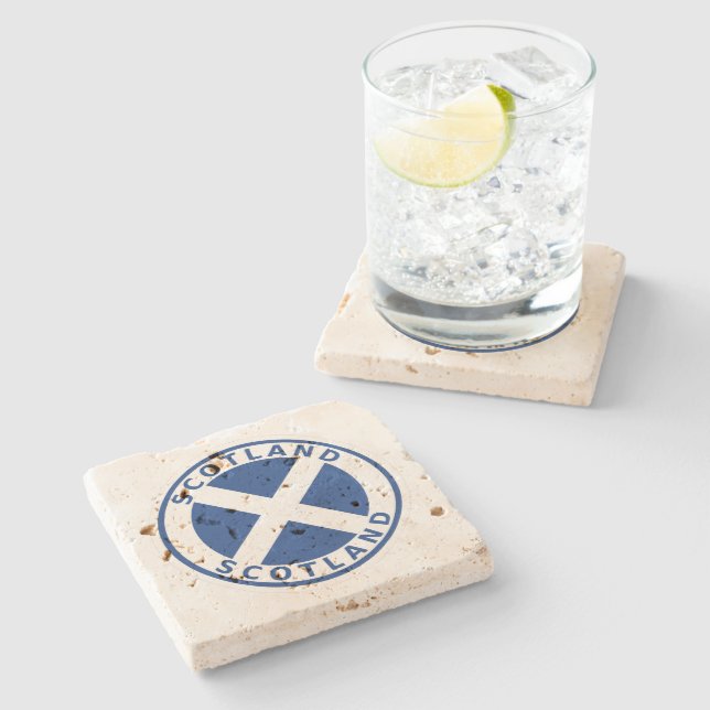 Scotland Stone Coaster (Side)
