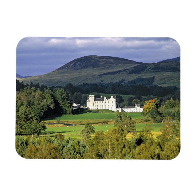 Scotland, Tayside, Blair Castle. In an emerald Magnet (Horizontal)