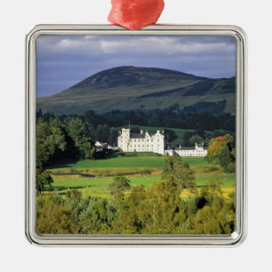 Scotland, Tayside, Blair Castle. In an emerald Metal Tree Decoration