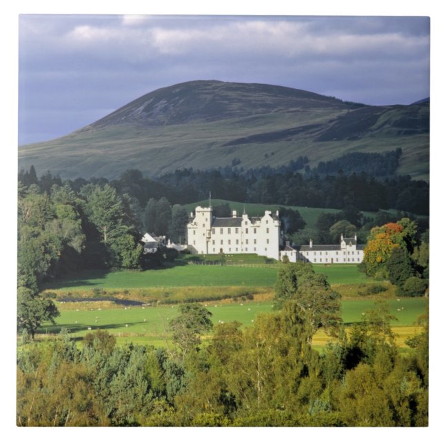 Scotland, Tayside, Blair Castle. In an emerald Tile (Front)