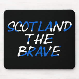 Scotland The Brave on Scottish Flag mpcn Mouse Mat