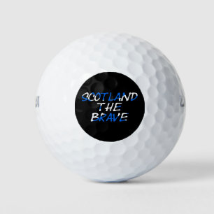Scotland The Brave on Scottish Flag wu gbcnt Golf Balls