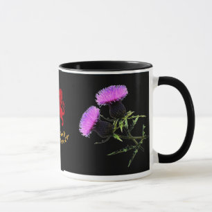Scotland, Thistle flower andrews  flag Mug