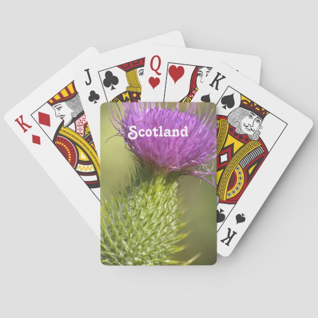 Scotland Thistle Playing Cards (Back)