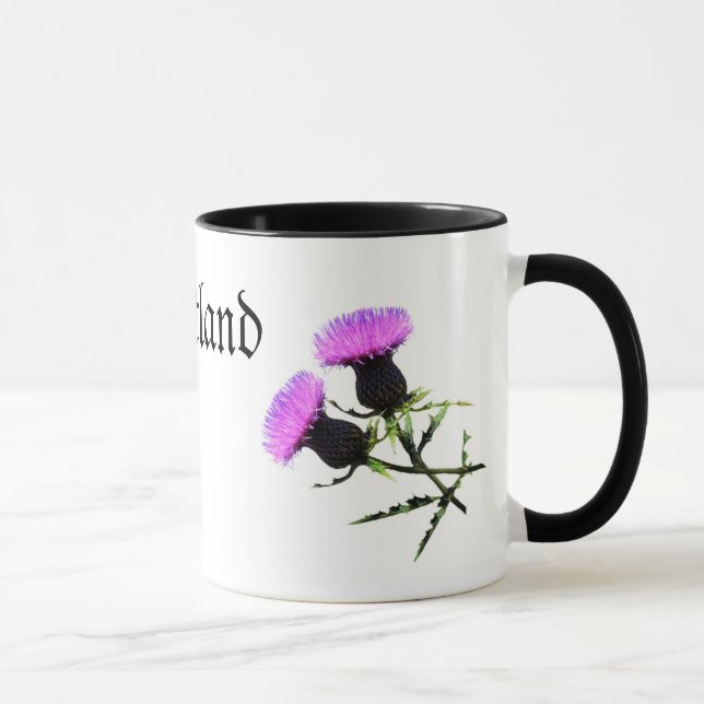 Scotland, Thistle the national flower of Mug (Right)