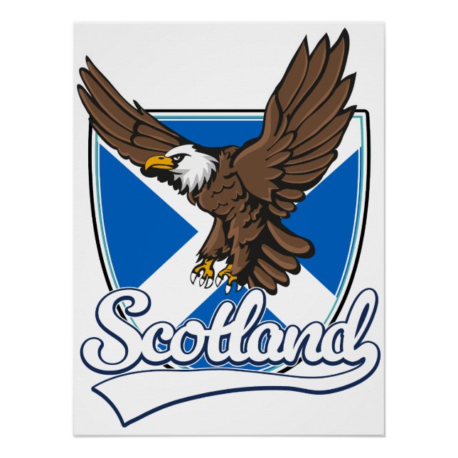 Scotland travel logo poster (Front)