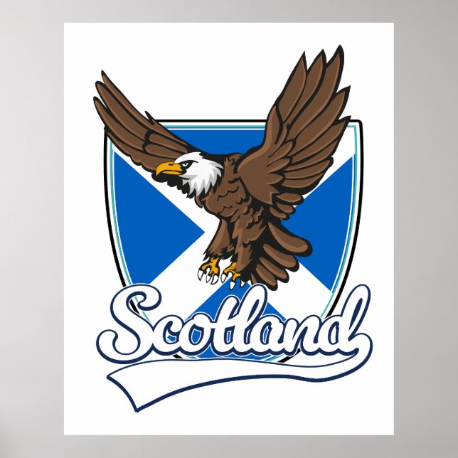Scotland travel logo poster (Front)