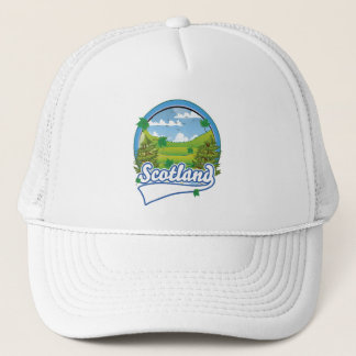 Scotland Travel logo Trucker Hat