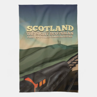 Scotland Travel Poster Tea Towel