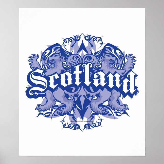 Scotland Tribal Poster (Front)