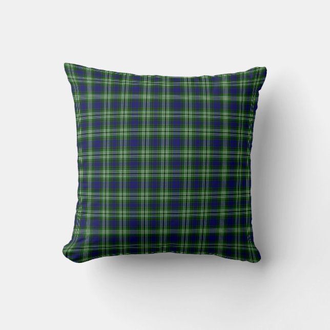 Scotland Tweedside District Tartan Cushion (Front)