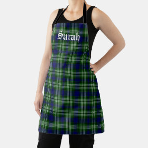 Scotland Tweedside District Tartan Personalised Apron