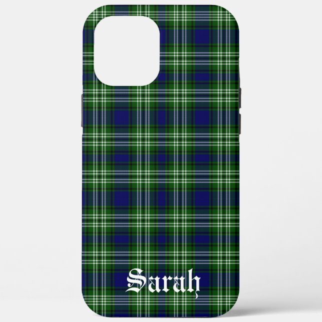 Scotland Tweedside District Tartan Personalised Case-Mate iPhone Case (Back)