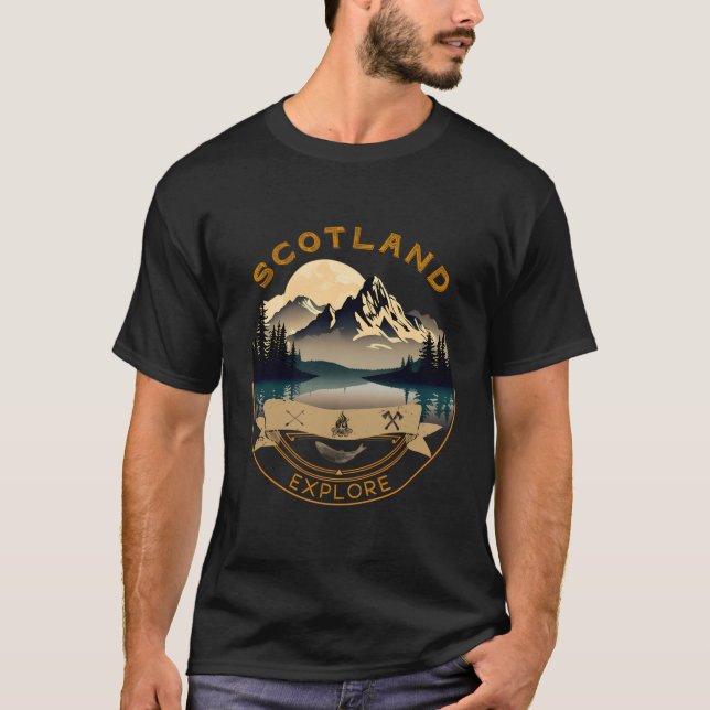Scotland Vacation Apparel - Scottish Souvenir T-Shirt (Front)