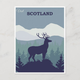 Scotland Vintage Scottish Landscape Travel Postcard