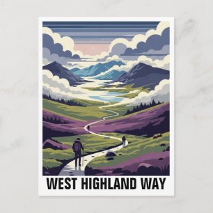 Scotland West Highland Way Travel Postcard