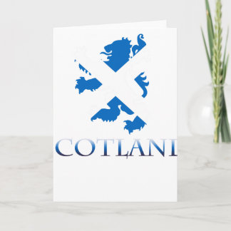 SCOTLAND with lion rampant Card