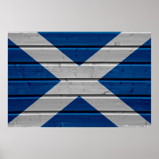 Scotland Woodplank Poster (Front)