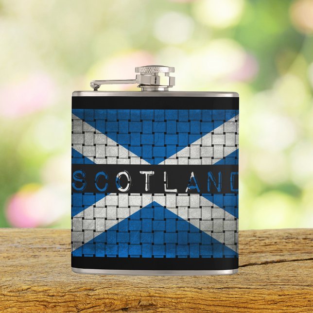 Scotland Woven Flag Flask (Creator Uploaded)
