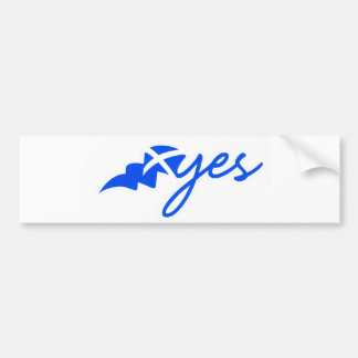 scotland yes bumper sticker