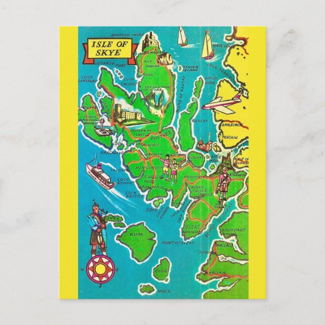 Scotland's Isle of Skye Postcard (Front)