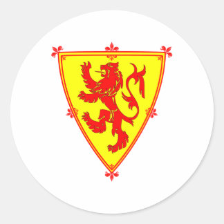 Scotland's Lion Rampant Classic Round Sticker