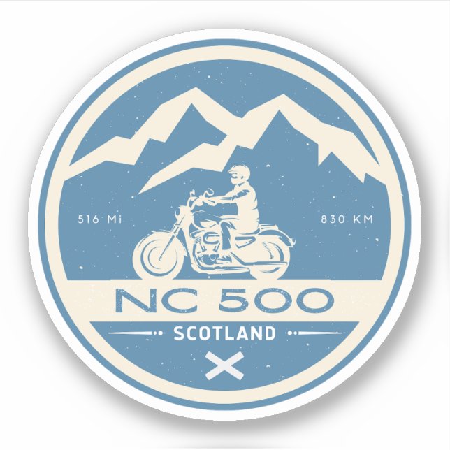 Scotland's North Coast 500 motorcycle touring (Front)