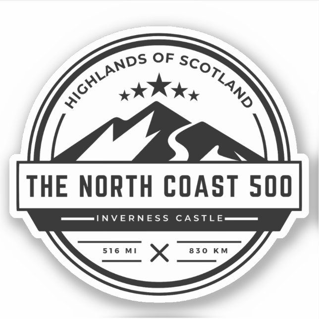Scotland's North Coast 500 scenic route highlands (Front)