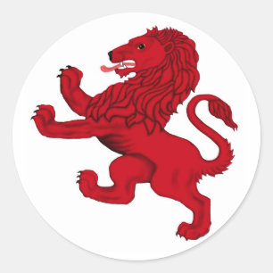 Scotland's Rampant lion Classic Round Sticker