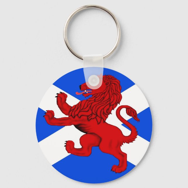 Scotland's Rampant lion Key Ring (Front)