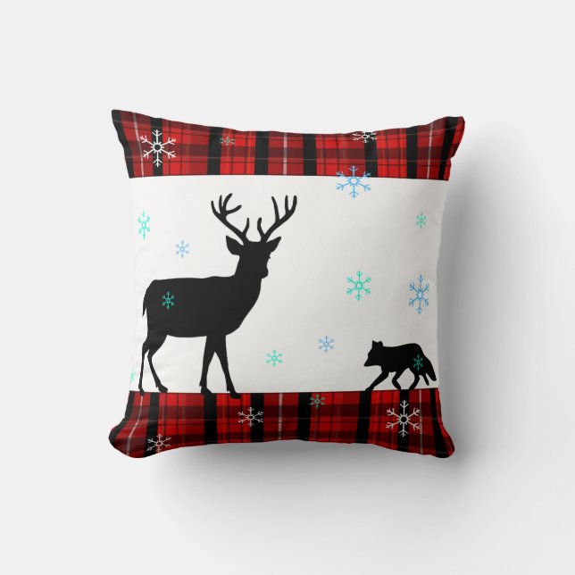 Scots Gaelic Merry Christmas Scottish Throw Pillow (Front)