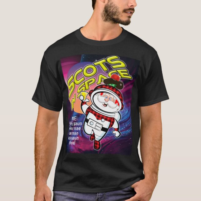 SCOTS IN SPACE - Boldly gaun... T-Shirt (Front)