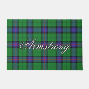 Scots Vista Clan Armstrong Tartan Plaid Doormat