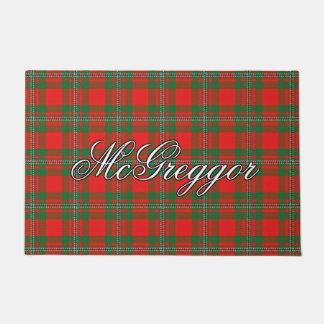 Scots Vista Clan Gregor MacGregor Tartan Plaid Doormat