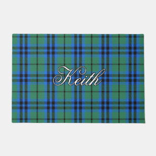 Scots Vista Clan Keith Tartan Plaid Doormat