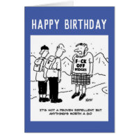 Scotsman's Attempt at repelling midges