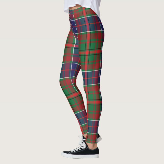 Scotstee Clan Adam Ancient Tartan Women Leggings (Left)