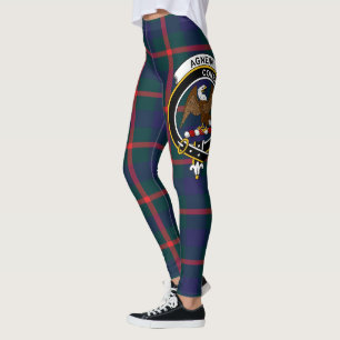 Scotstee Clan Agnew Crest Tartan Women Leggings