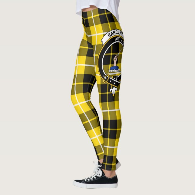 Scotstee Clan Barclay Crest Tartan Women Leggings (Left)