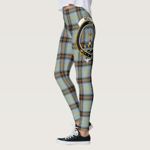 Scotstee Clan Bell Crest Tartan Women Leggings
