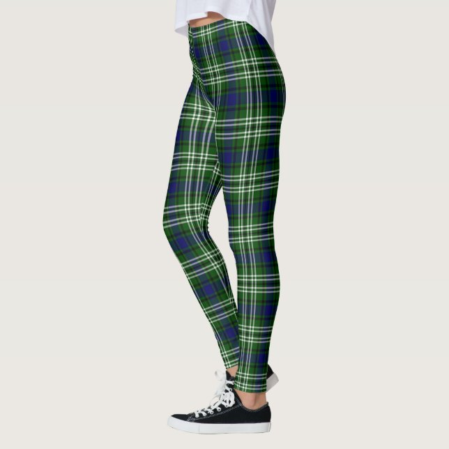 Scotstee Clan Blackadder Tartan Women Leggings (Left)