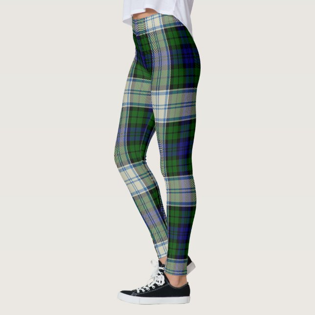 Scotstee Clan Blackwatch Dress Modern Tartan Women Leggings (Left)