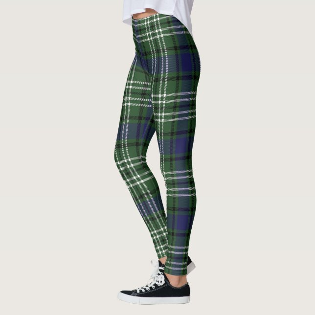 Scotstee Clan Blyth Tweeside District Tartan Women Leggings (Left)