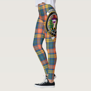 Scotstee Clan Buchanan Ancient Crest Tartan Women Leggings