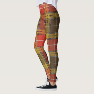 Scotstee Clan Buchanan Old Set Weathered Tartan Wo Leggings