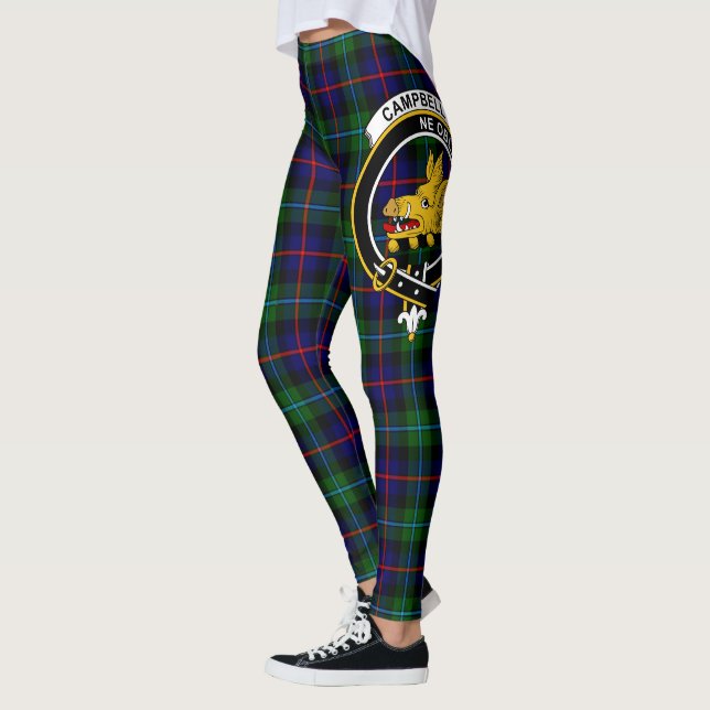 Scotstee Clan Campbell Of Cawdor Modern Crest Leggings (Left)