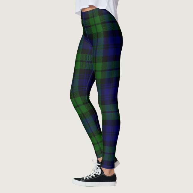 Scotstee Clan Campbell Tartan Women Leggings (Left)