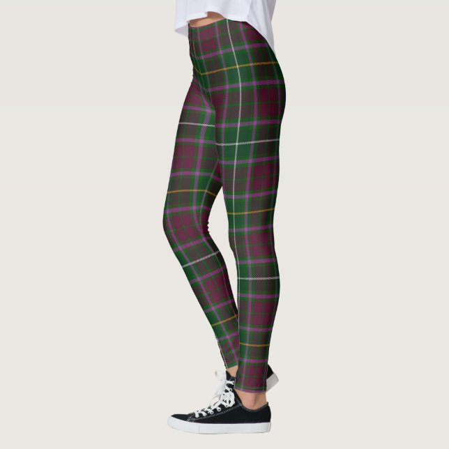 Scotstee Clan Carruthers Tartan Women Leggings (Left)