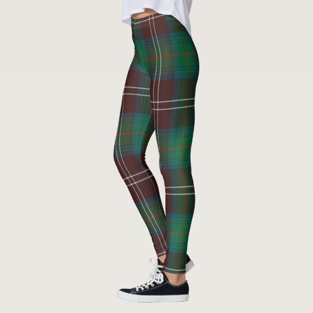 Scotstee Clan Chisholm Hunting Ancient Tartan Wome Leggings (Left)